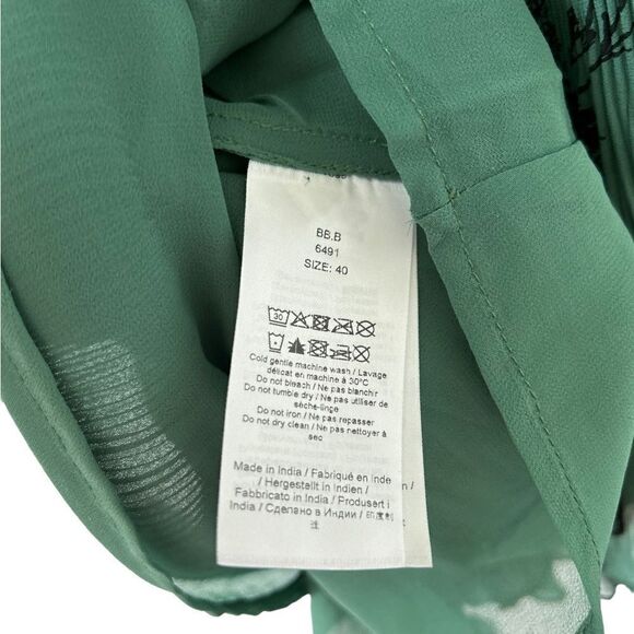 GANNI Georgette Micro Pleated Mini Dress - Picture 5 of 9